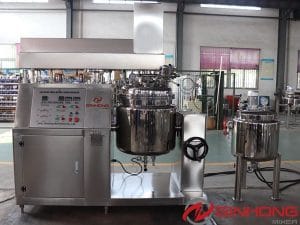 Syrian Customers Inspected RS-100L Vacuum Emulsifying Mixer in Ginhong