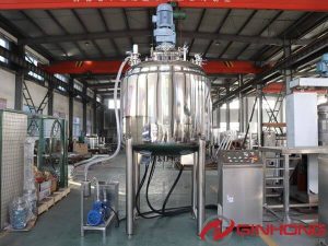 1000L Vacuum Twin Shaft Mixer Delivered to an Indonesian Cosmetic Factory