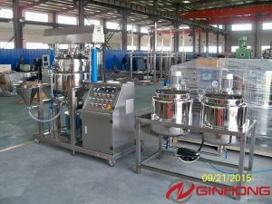 Chile Customer Bought RX-100L Vacuum Homogenizing Mixer for Making Mayonnaise