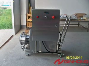 Ginhong Finished one 15kw High Shear Inline Mixer for Making Shampoo