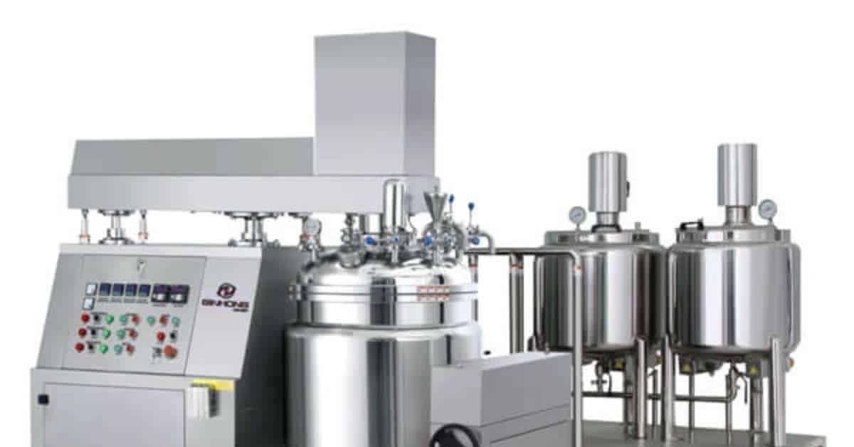 Cosmetic manufacturing machinery