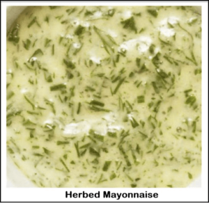 Herbed Mayo - types of mayonnaise